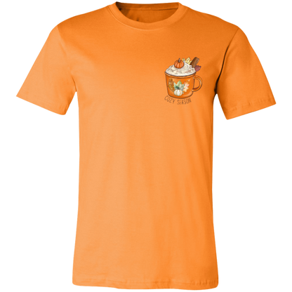 Cozy Season Pumpkin Spice Short-Sleeve T-Shirt l Pumpkin Patch l Pumpkins l Latte l Coffee l Cozy Vibes