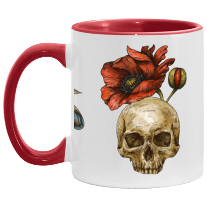 Codex Style Gothic Skull Mugs - Dark Fairy Tales Cottage Core