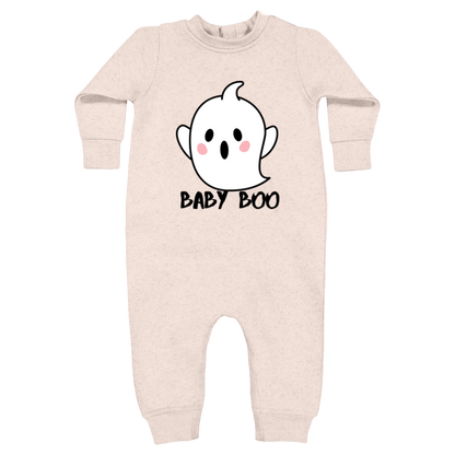 Ghost "Baby Boo" Infant Fleece One-Piece Bodysuit l Warm l Halloween l Ghost l Family Shirts l Fall