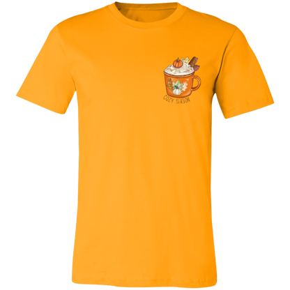 Cozy Season Pumpkin Spice Short-Sleeve T-Shirt l Pumpkin Patch l Pumpkins l Latte l Coffee l Cozy Vibes