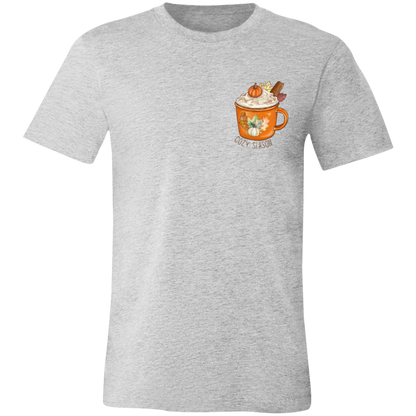 Cozy Season Pumpkin Spice Short-Sleeve T-Shirt l Pumpkin Patch l Pumpkins l Latte l Coffee l Cozy Vibes