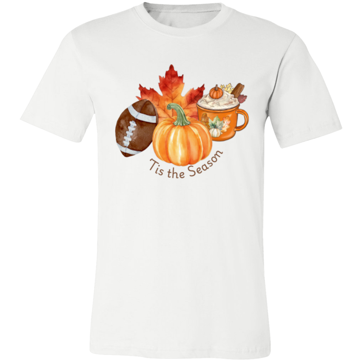 Fall "Tis the Season" T-Shirt l Football l Pumpkin Patch l Pumpkin Spice l Fall Leaves