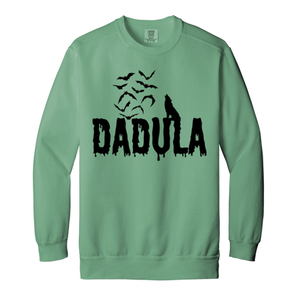 Dadula Sweatshirt l Halloween l Family Shirt Set l Wolf l Bats