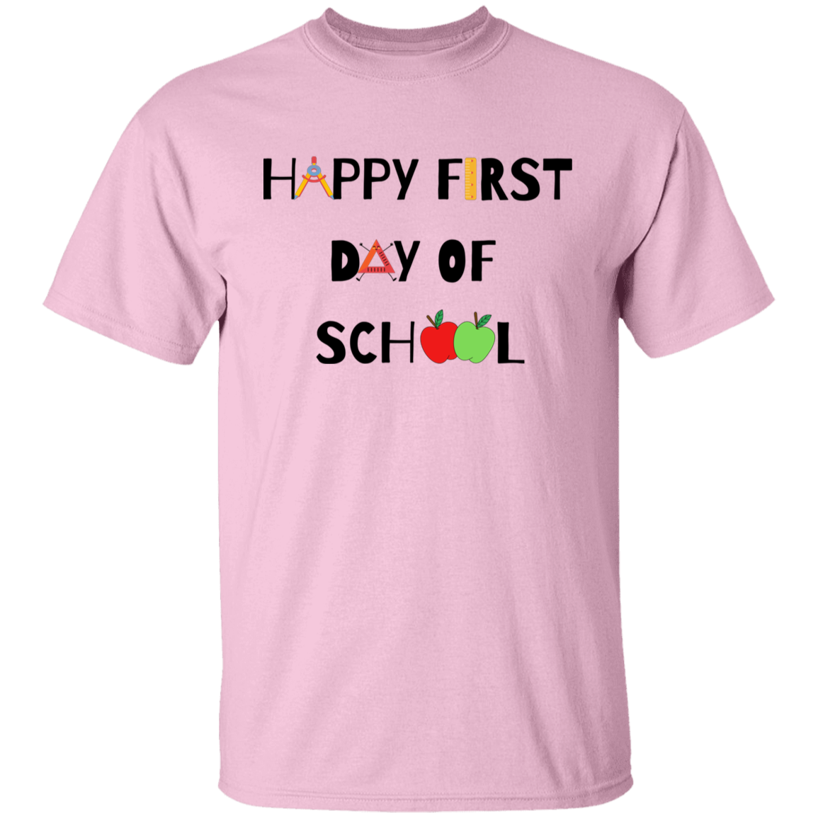 "Happy First Day of School" Youth Graphic Tee