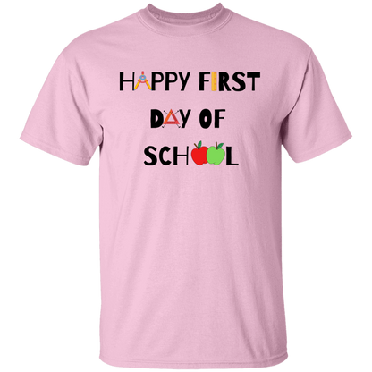 "Happy First Day of School" Youth Graphic Tee