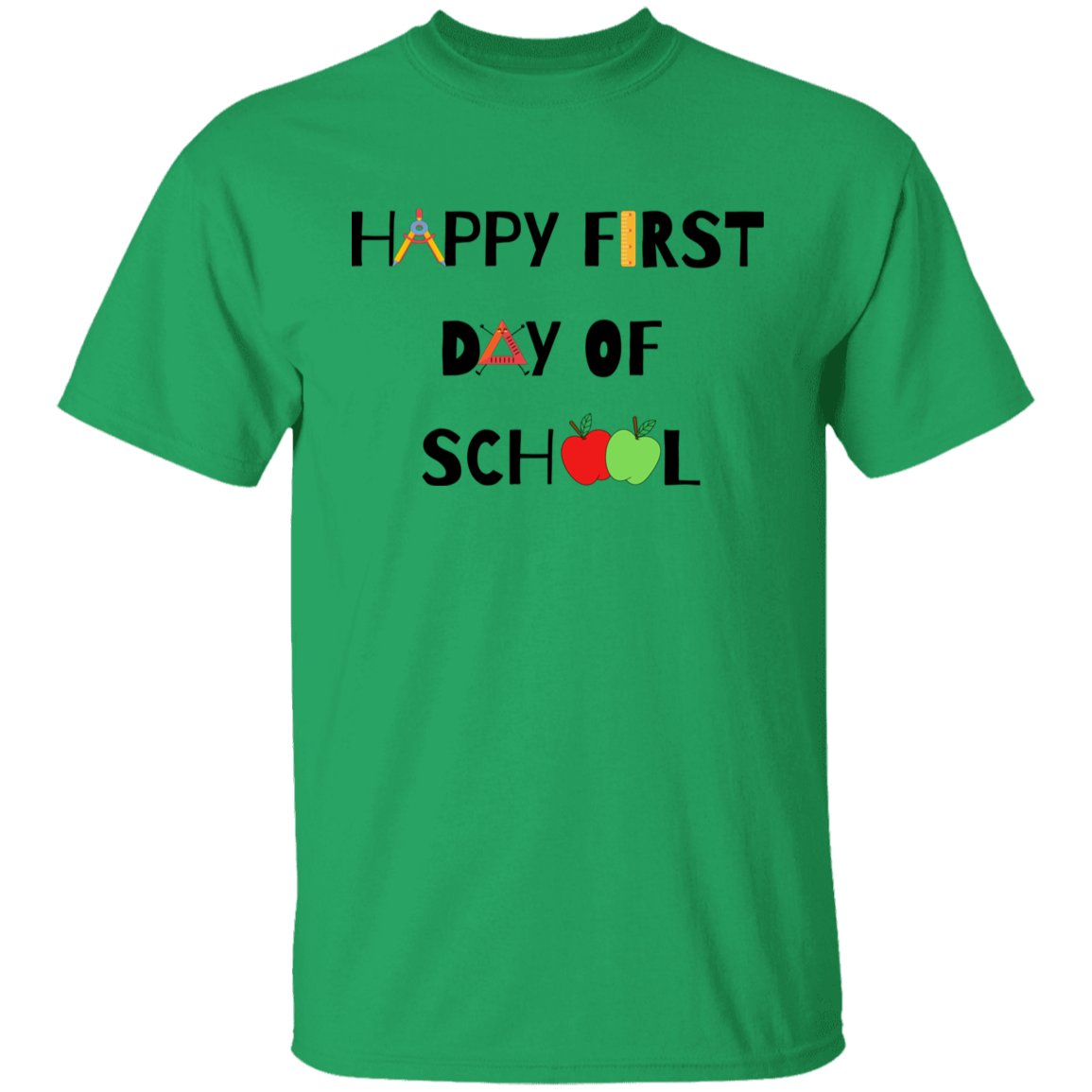 "Happy First Day of School" Youth Graphic Tee