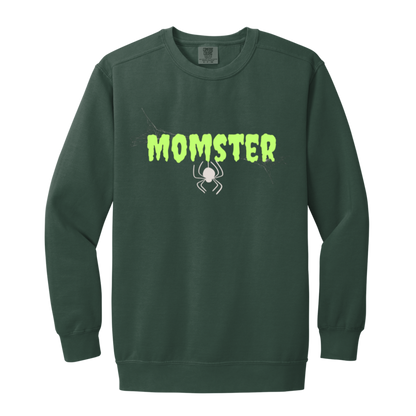 Spider "Momster" Sweatshirt l Family Shirt Set l Halloween l Mom Shirt l Fun l Gothic