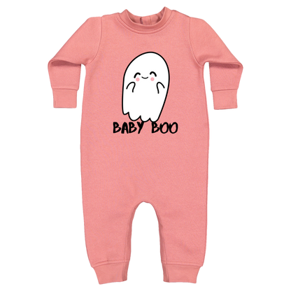 Ghost "Baby Boo" Infant Fleece One-Piece Bodysuit l Halloween l Ghost l Cute l Family Shirts