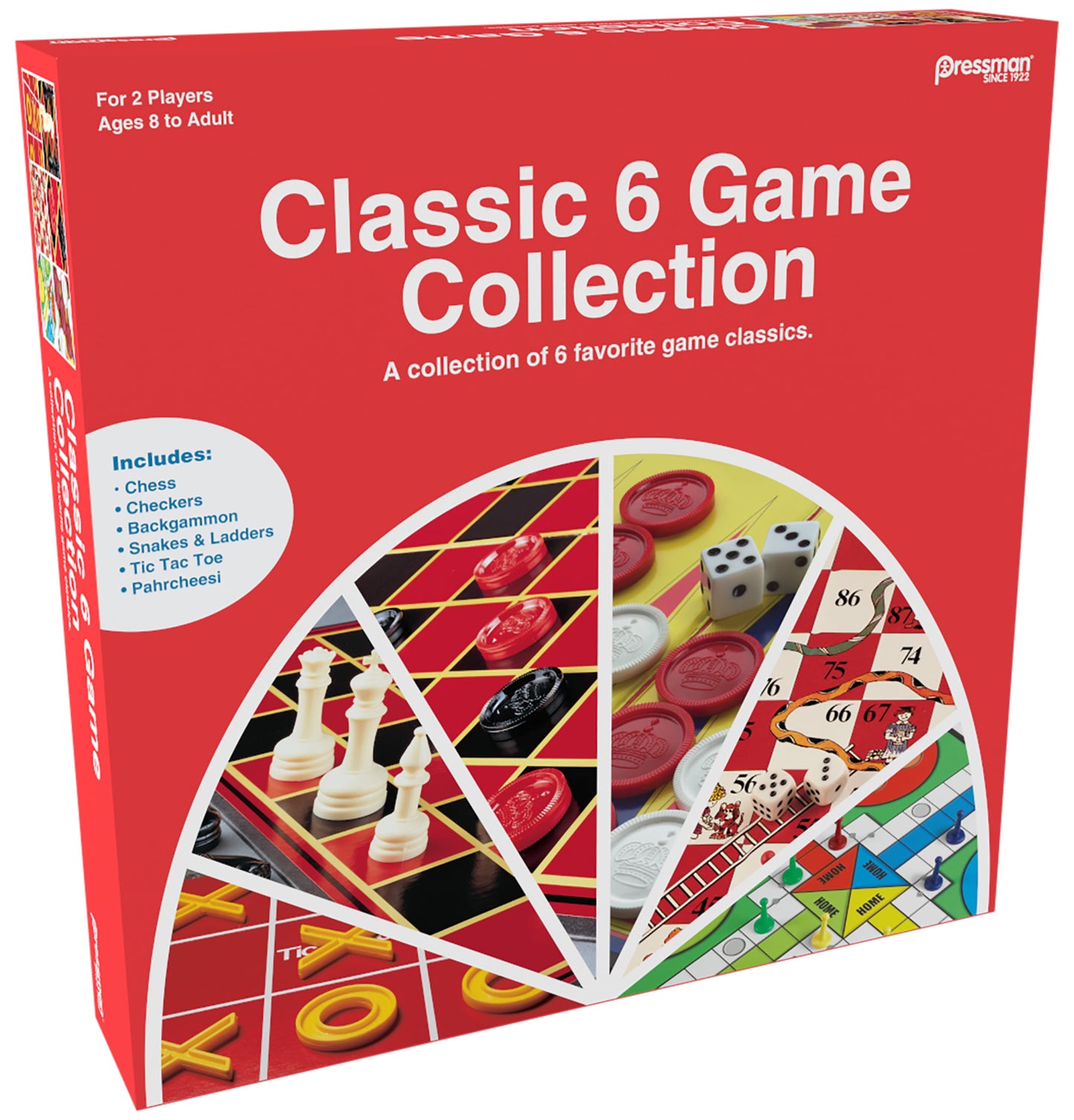 Pressman Classic 6 Game Collection