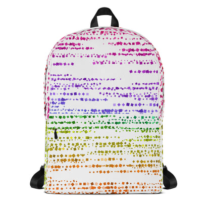 Geometric Rainbow Backpack